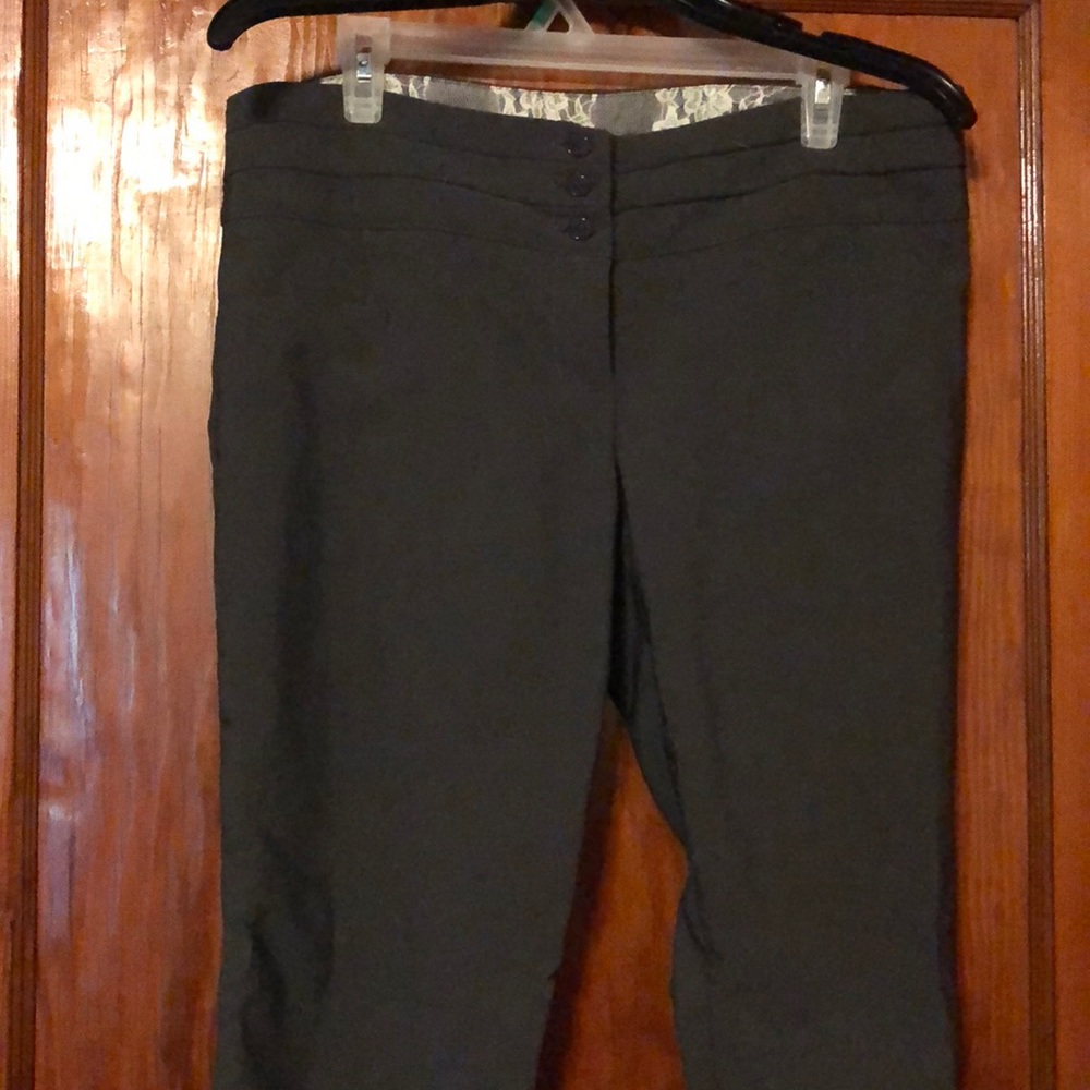 Gray dress pants